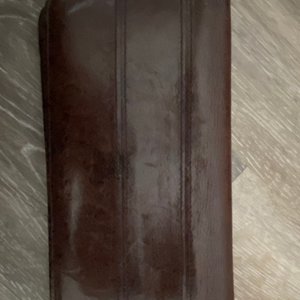 Coach brown leather wallet